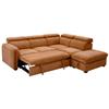 Rusto Corner Group Sofa Bed RHF Rust